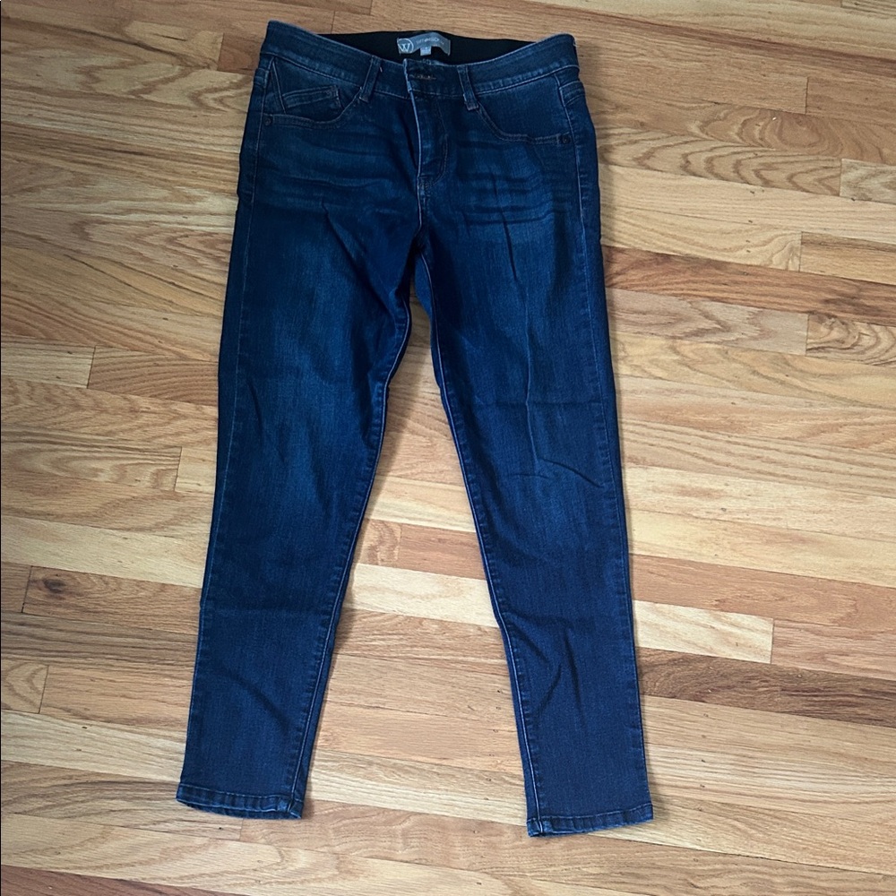 Wit & Wisdom Deep Indigo Skinny Jeans